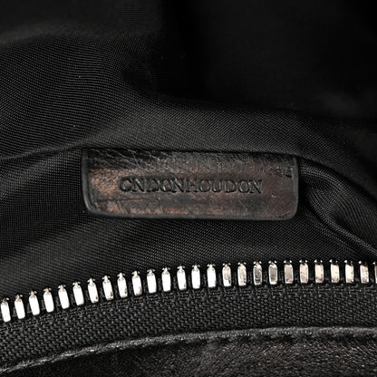 Burberry Nylon Smoked Check Weekend Duffle Bag Black 6 of 18