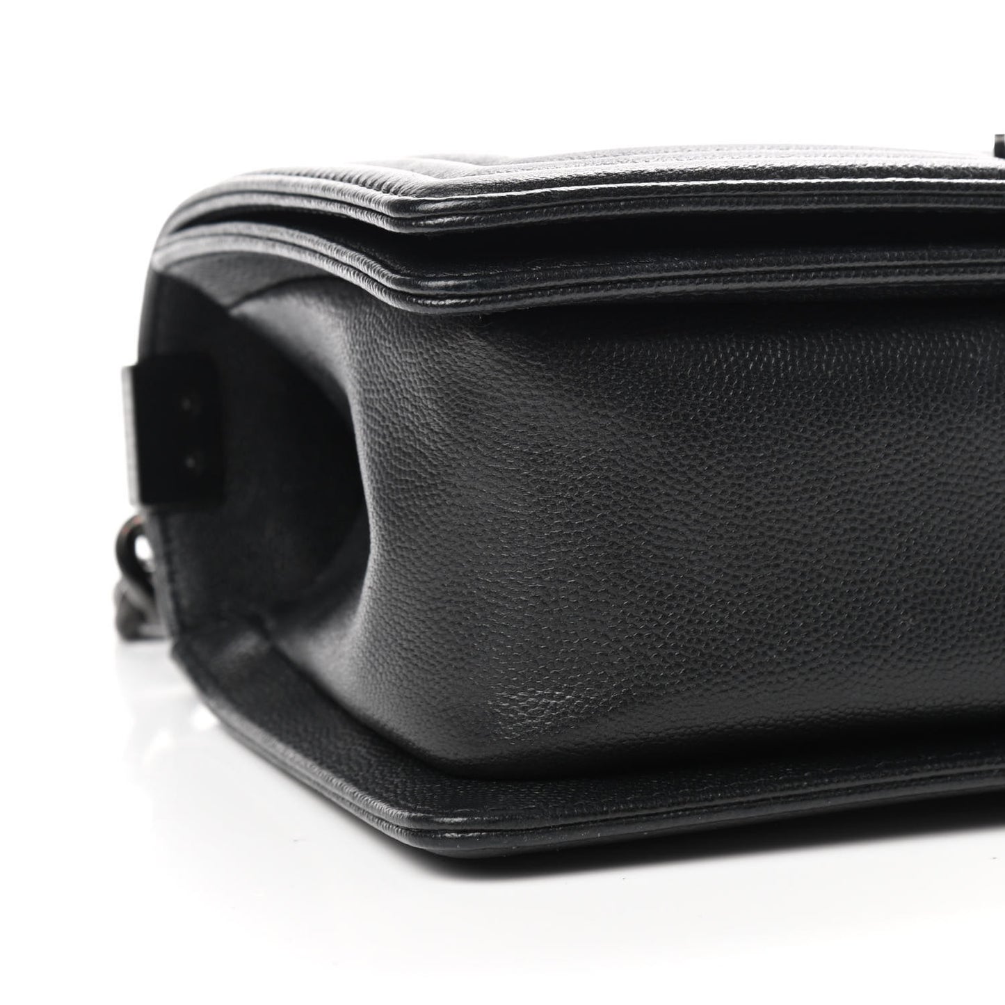 Caviar Quilted Medium Boy Flap So Black