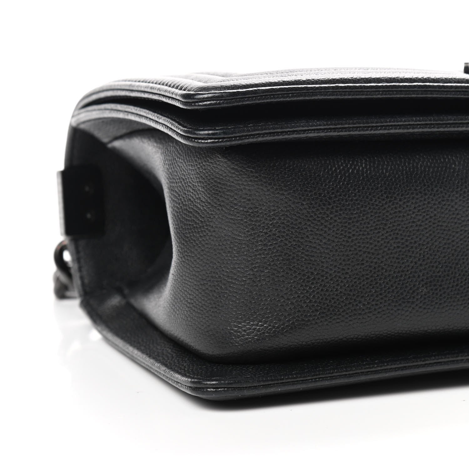 Chanel Caviar Quilted Medium Boy Flap So Black 8 of 9