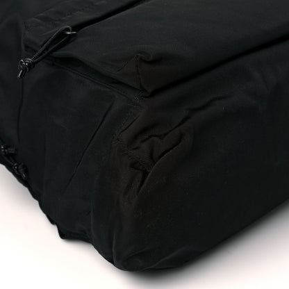 Balenciaga Nylon Political Campaign Logo Embroidered Explorer Backpack Black 8 of 9