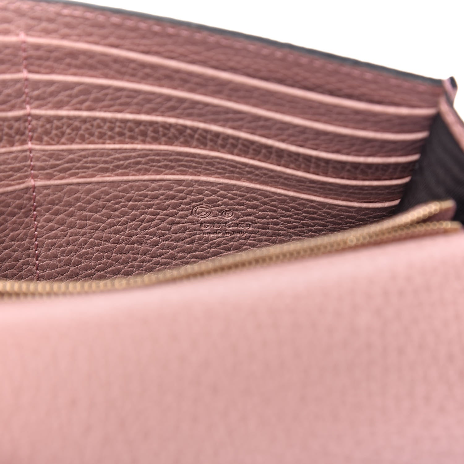 Gucci Dollar Calfskin Medium Betty Chain Wallet Soft Pink 8 of 10