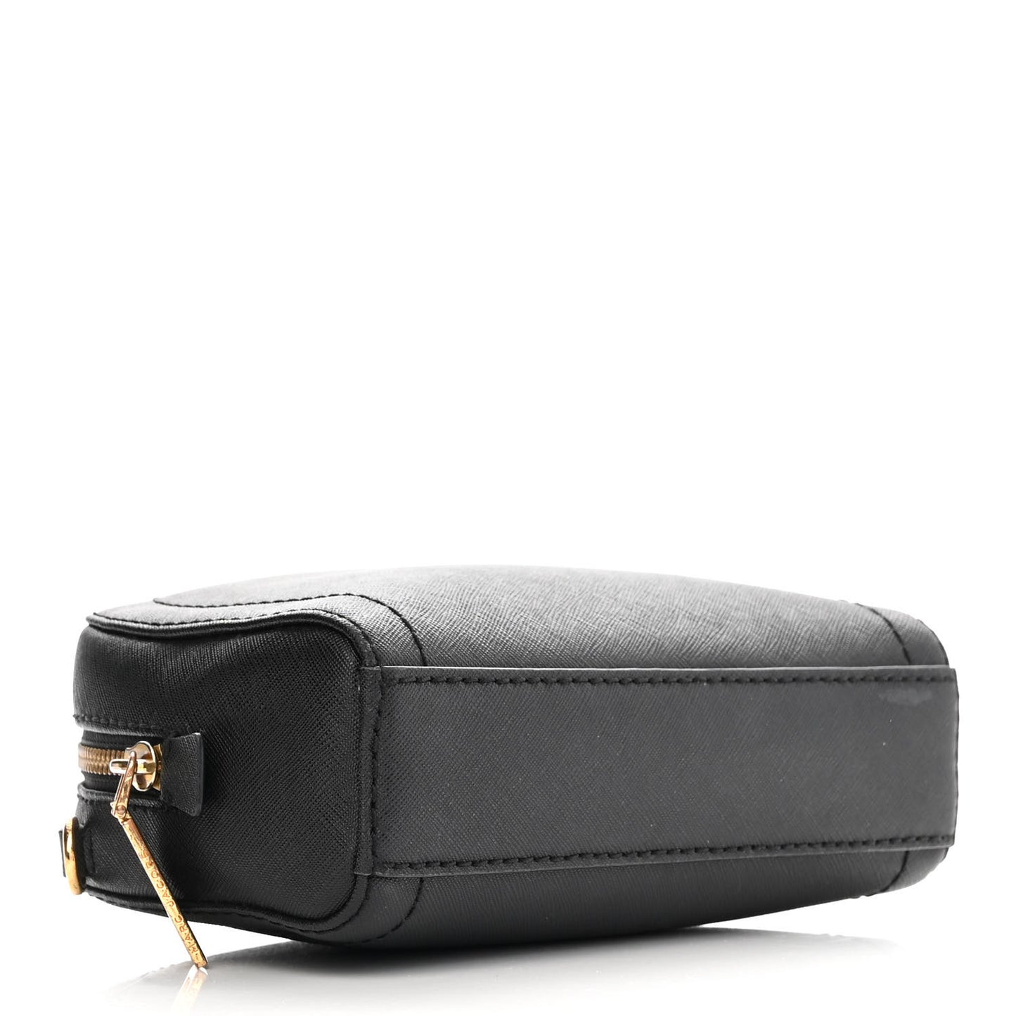 Saffiano Playback Boxed Dome Crossbody Black