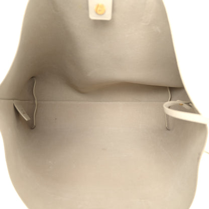 Saint Laurent Calfskin Large Shopping Tote Porcellana 7 of 15
