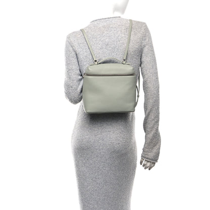 Loro Piana Grained Calfskin Extra Pocket L23.5 Backpack Eucalyptus 2 of 12