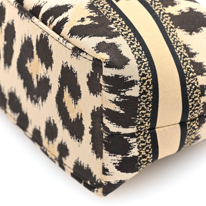 Christian Dior Canvas Mizza Embroidered Leopard DiorTravel Nomad Pouch Beige 9 of 9