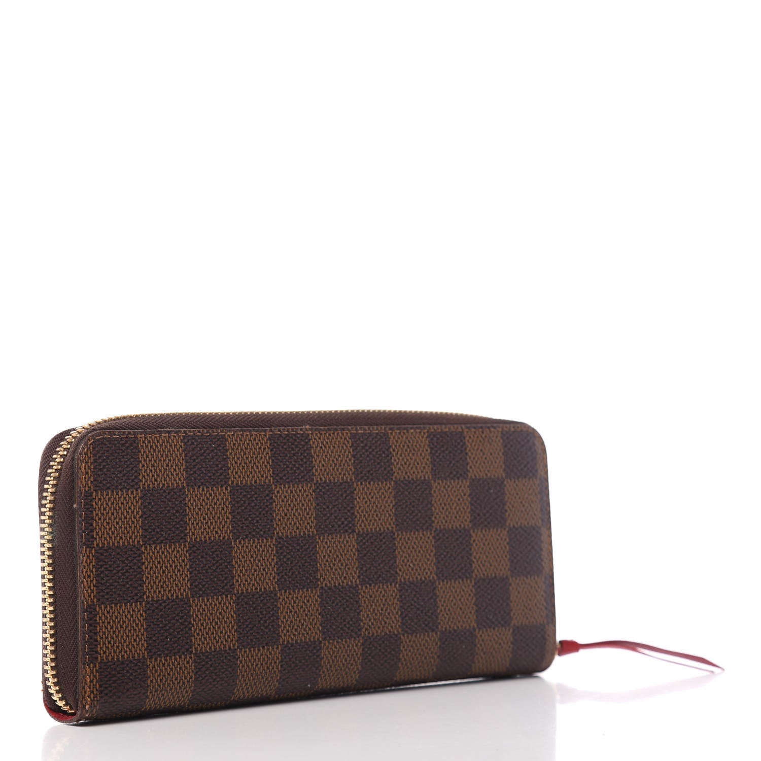 Louis Vuitton Damier Ebene Clemence Wallet Cherry 4 of 8