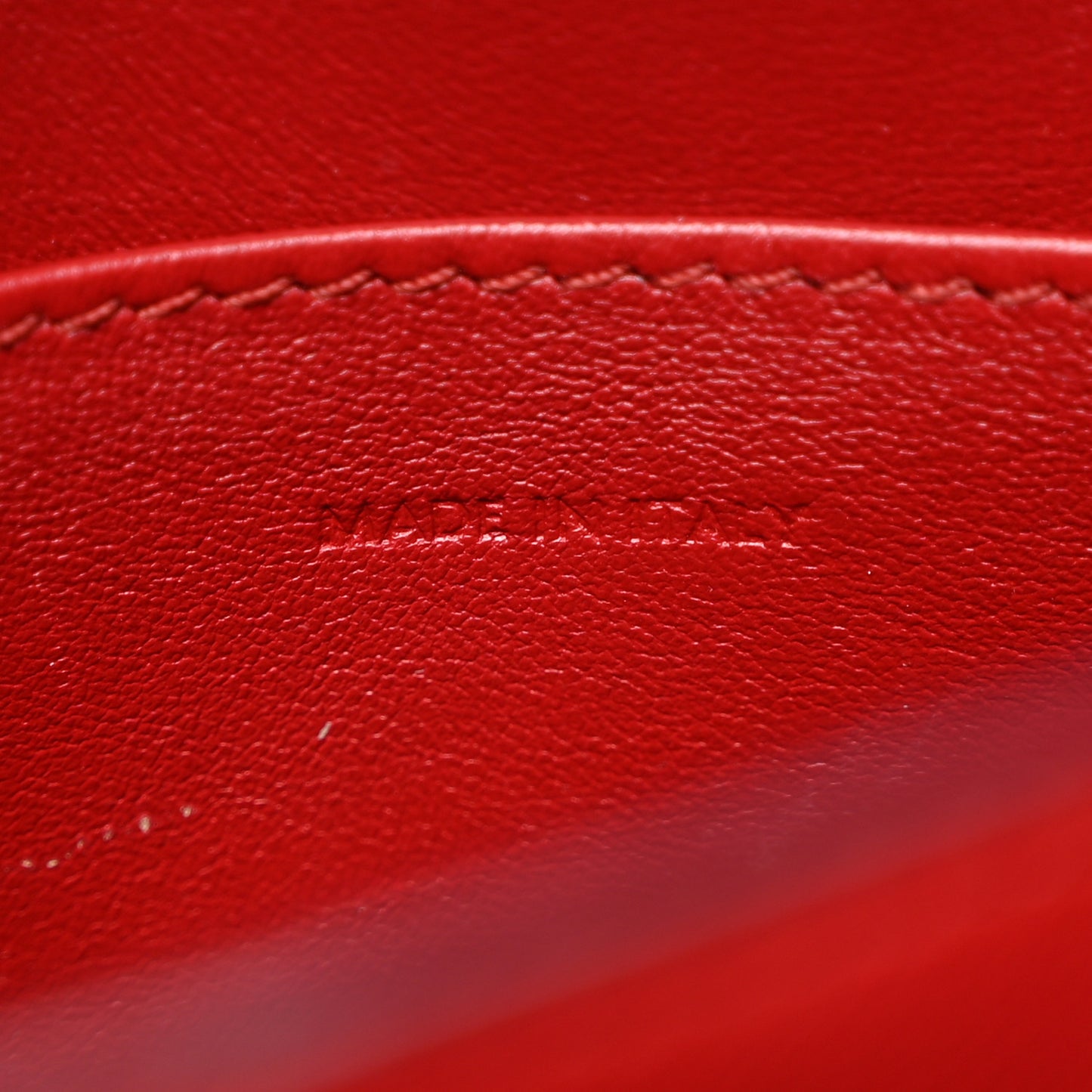 Box Calfskin Teen Classic Box Flap Bag Red