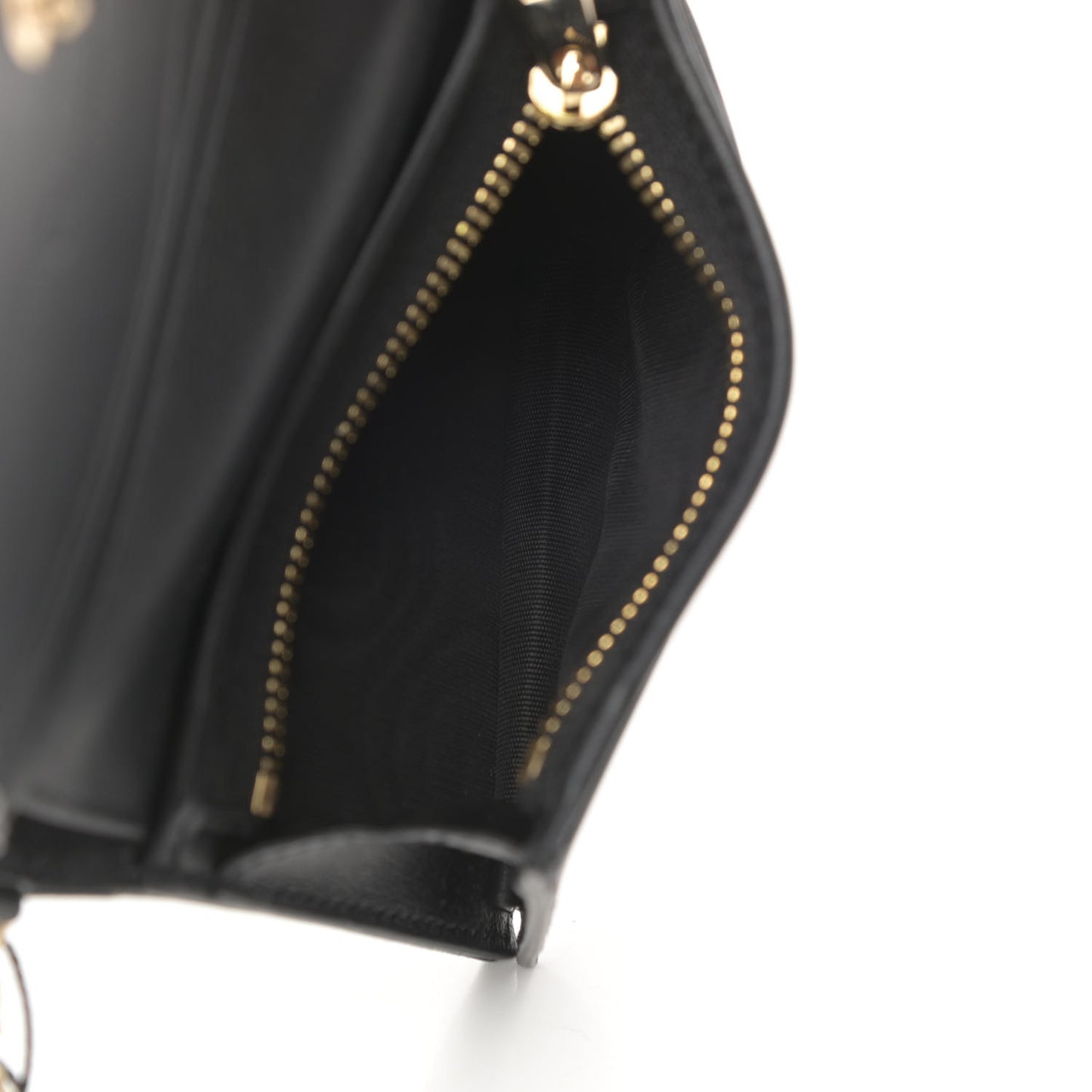 Printed Calfskin Animals Medium Wallet Green Multicolor