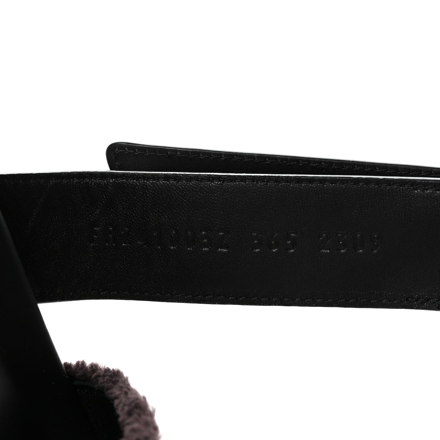 Hermes Techno Fringed H Canvas Caflskin Womens Chypre Sandals 36.5 Prunoir Black 9 of 9