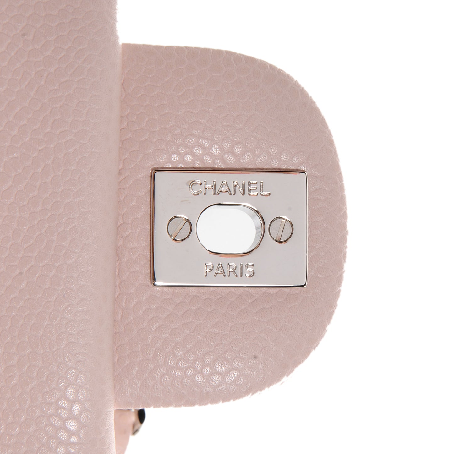 Caviar Quilted Mini Square Flap Pink