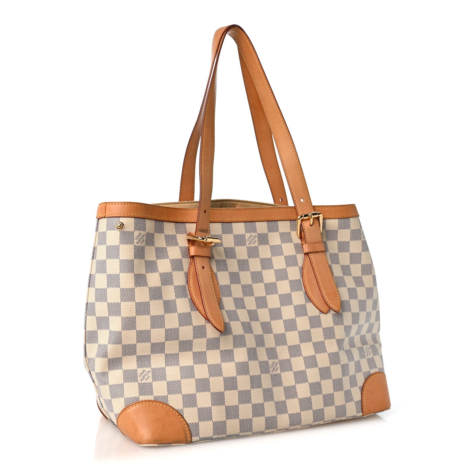 Louis Vuitton Damier Azur Hampstead MM 3 of 13