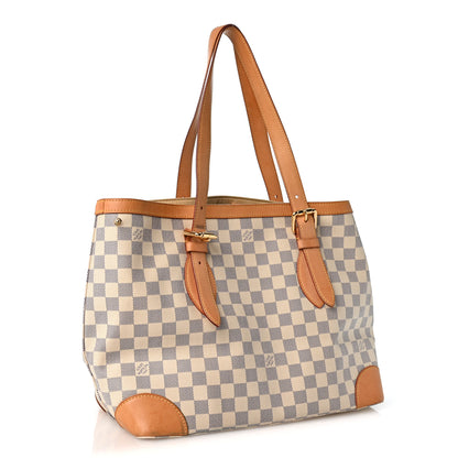 Louis Vuitton Damier Azur Hampstead MM 3 of 13