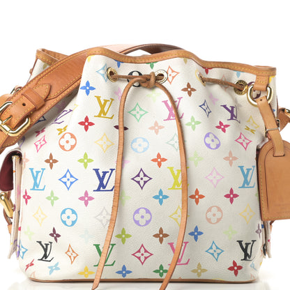 Louis Vuitton Monogram Multicolor Petit Noe White 8 of 16