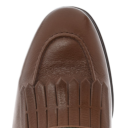 Gucci Calfskin Web Horsebit Loafers 40.5 Brown Sugar 11 of 12