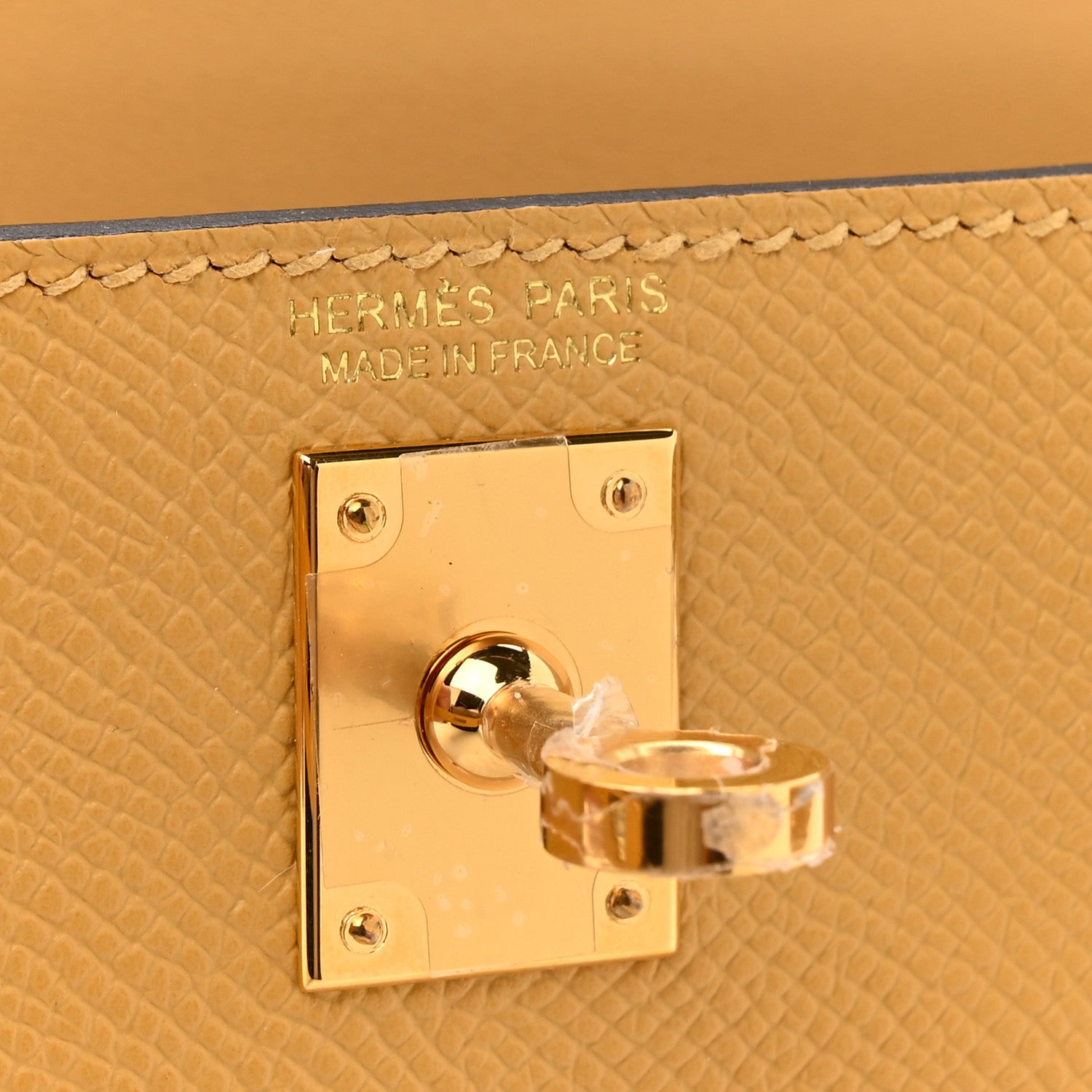 Hermes Epsom Mini Kelly Sellier 20 Paille 6 of 12