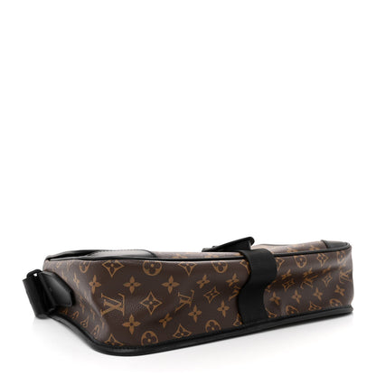 Louis Vuitton LOUIS VUITTON Monogram Macassar Archy Messenger GM 4 of 9