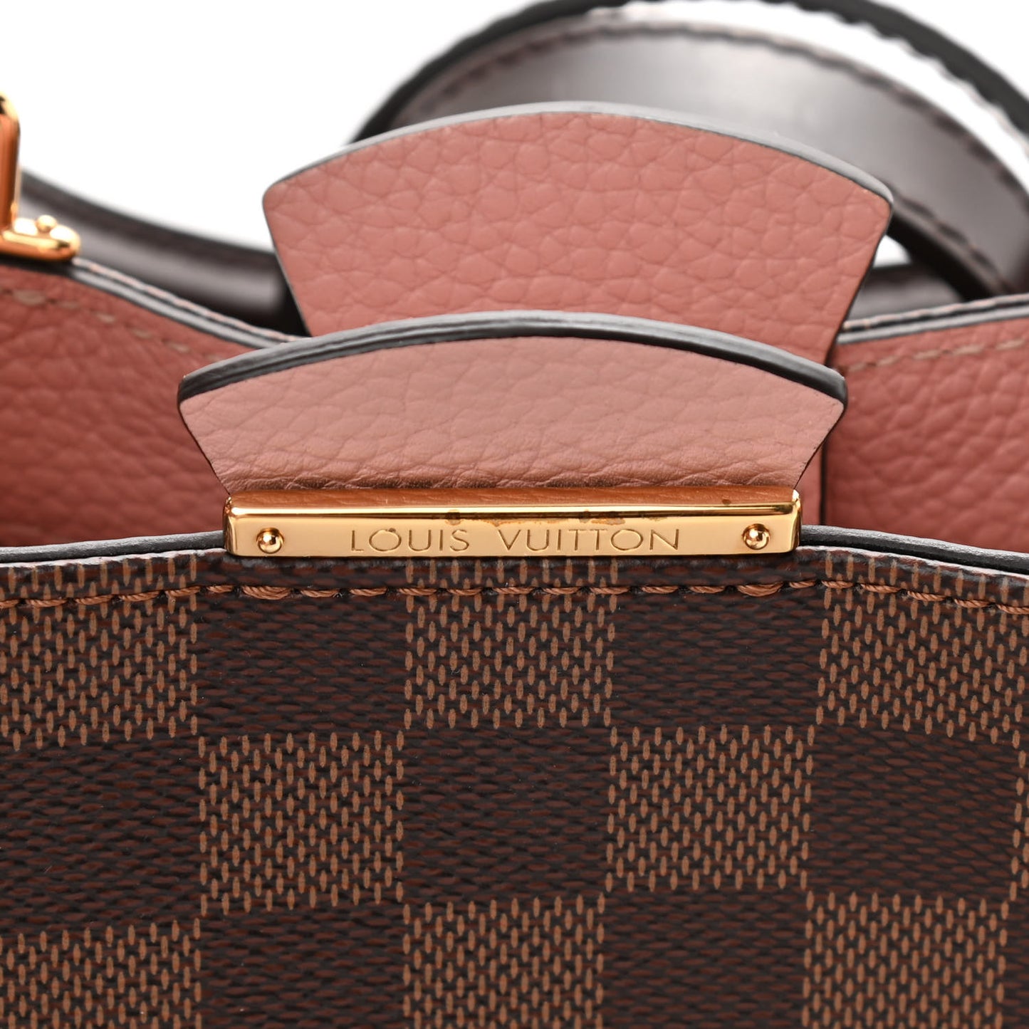 Damier Ebene Cuir Taurillon Brittany Magnolia