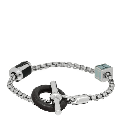 Hermes Palladium Swift Buffalo Horn Meli-Melo Bracelet 2 of 5