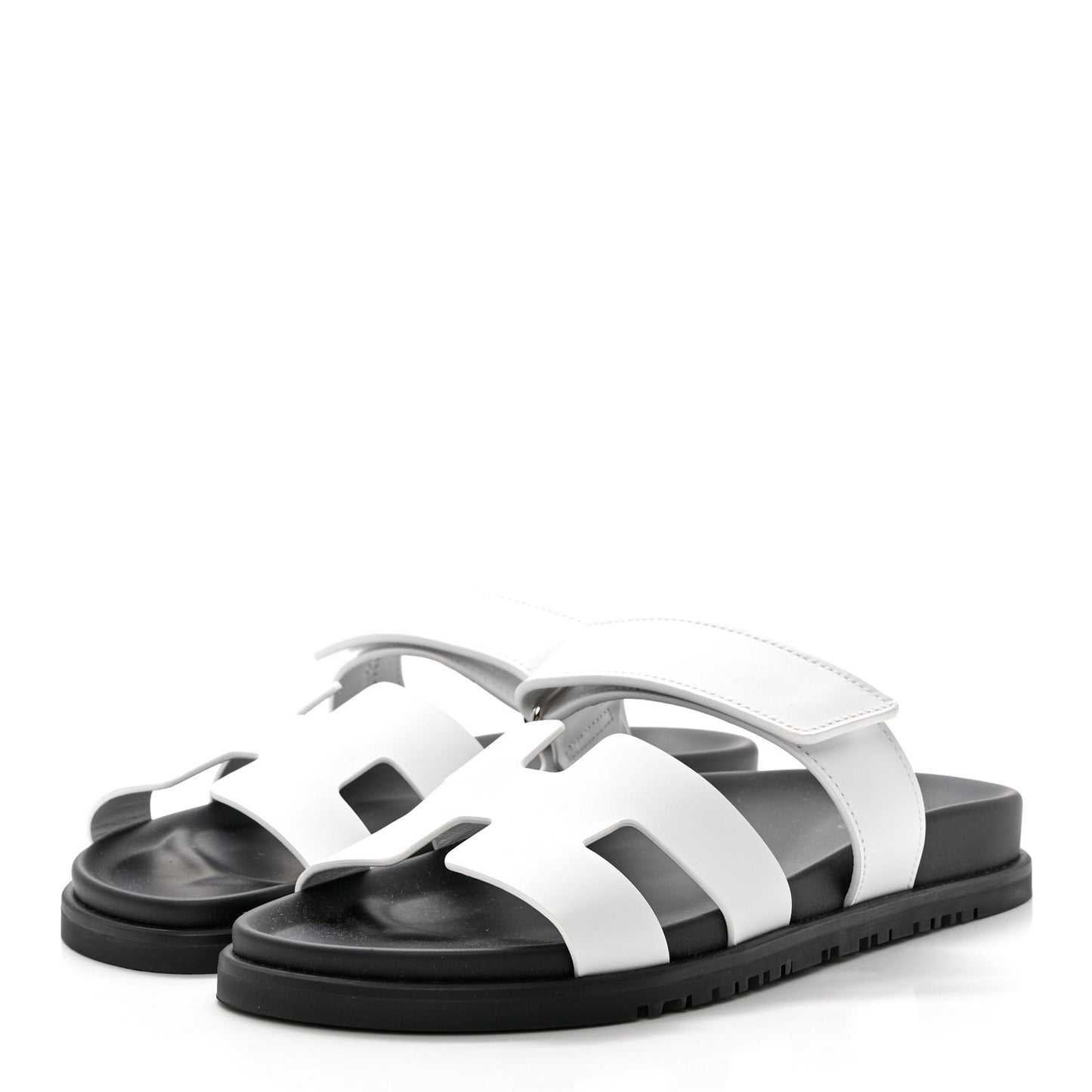 Calfskin Womens Chypre Sandals 38 White