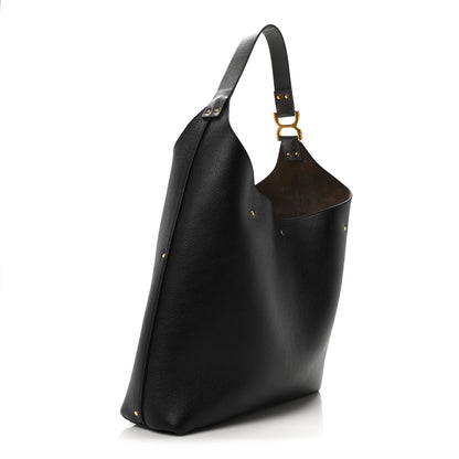 Chloe Grained Calfskin Marcie Hobo Bag Black 3 of 9