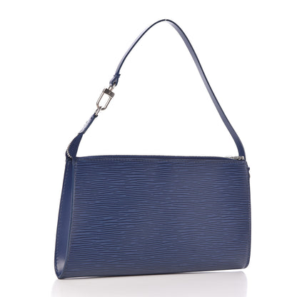 Louis Vuitton Epi Pochette Accessories 24 Myrtille 3 of 8