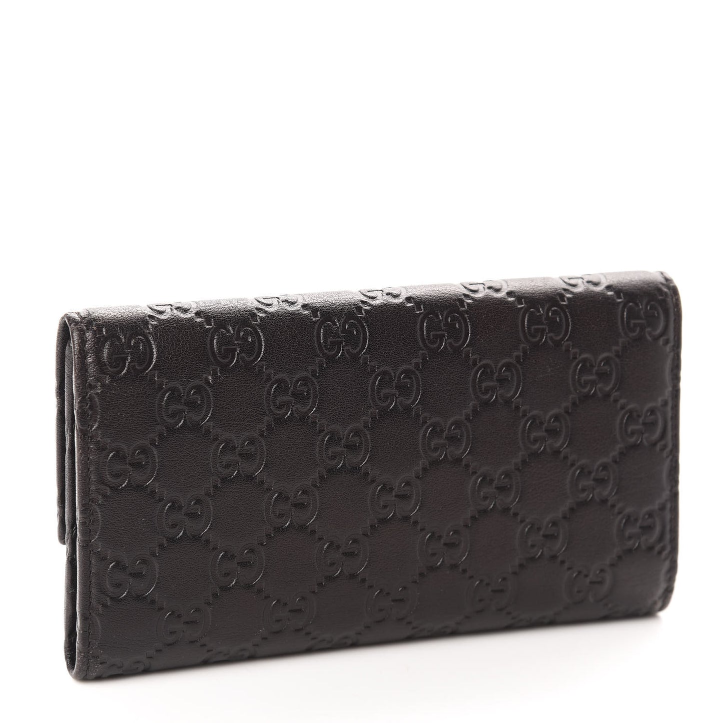 Guccissima Continental Flap Wallet Chocolate