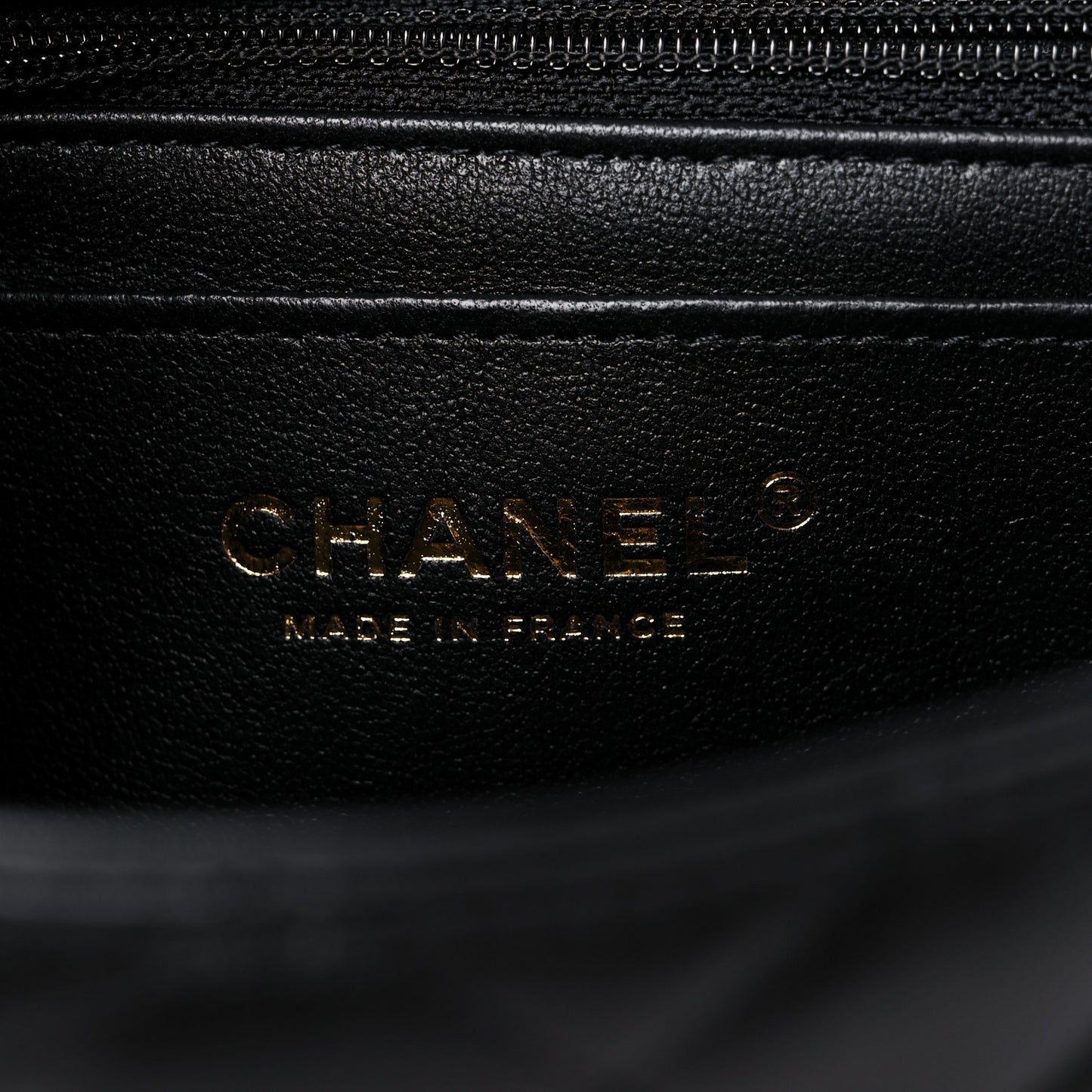 Lambskin Quilted Mini Rectangular Flap Black