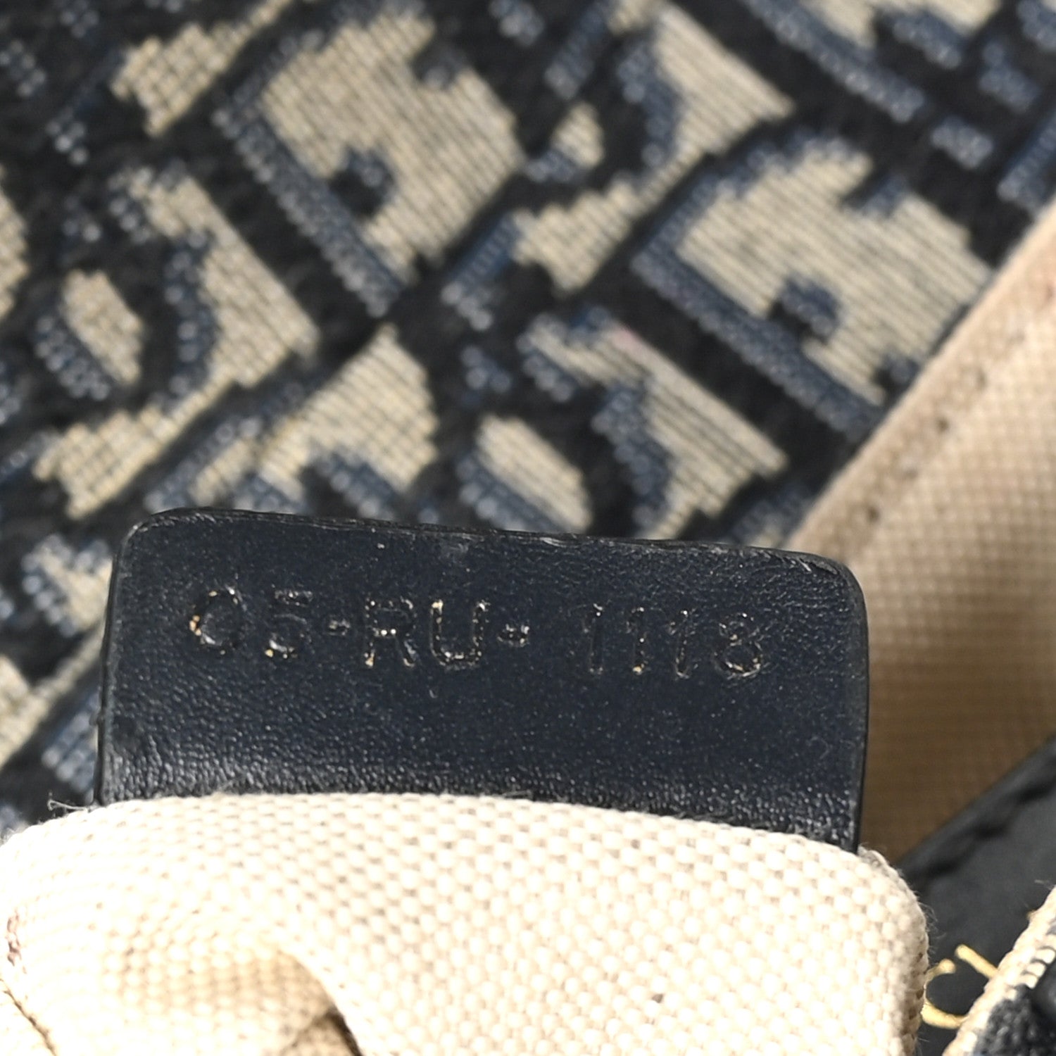 Christian Dior Oblique Mini Saddle Bag Blue 6 of 11