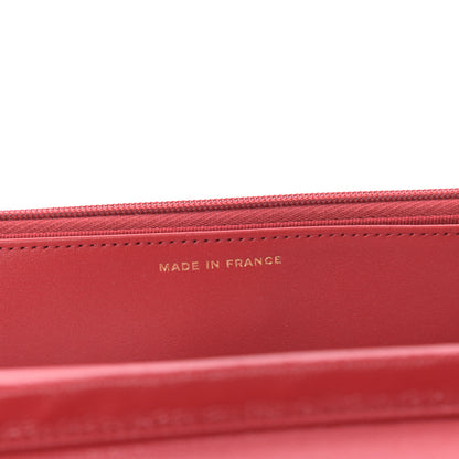 Chanel Caviar Quilted Wallet On Chain WOC Red 7 of 12