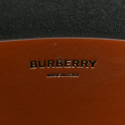Burberry E-Canvas Check Calfskin Medium Elizabeth Bag Dark Birch Brown 6 of 10