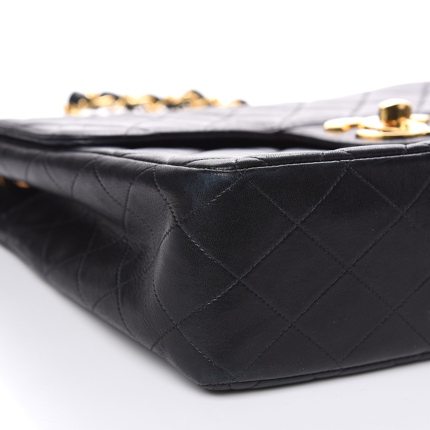Chanel Lambskin Quilted XL Jumbo Single Flap Black 6 of 18