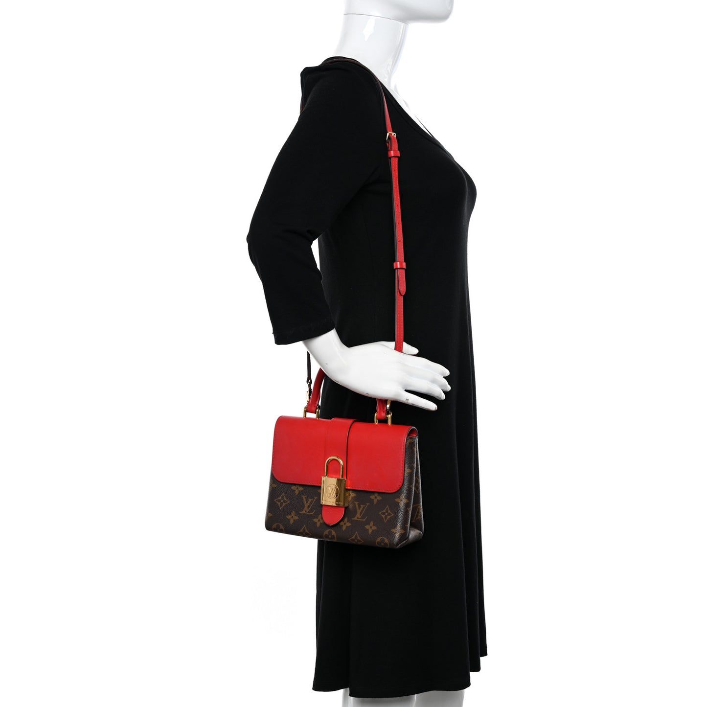 Monogram Locky BB Coquelicot