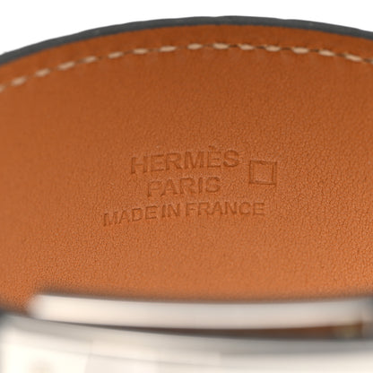 Hermes Shiny Alligator Kelly Dog Bracelet Graphite 4 of 5