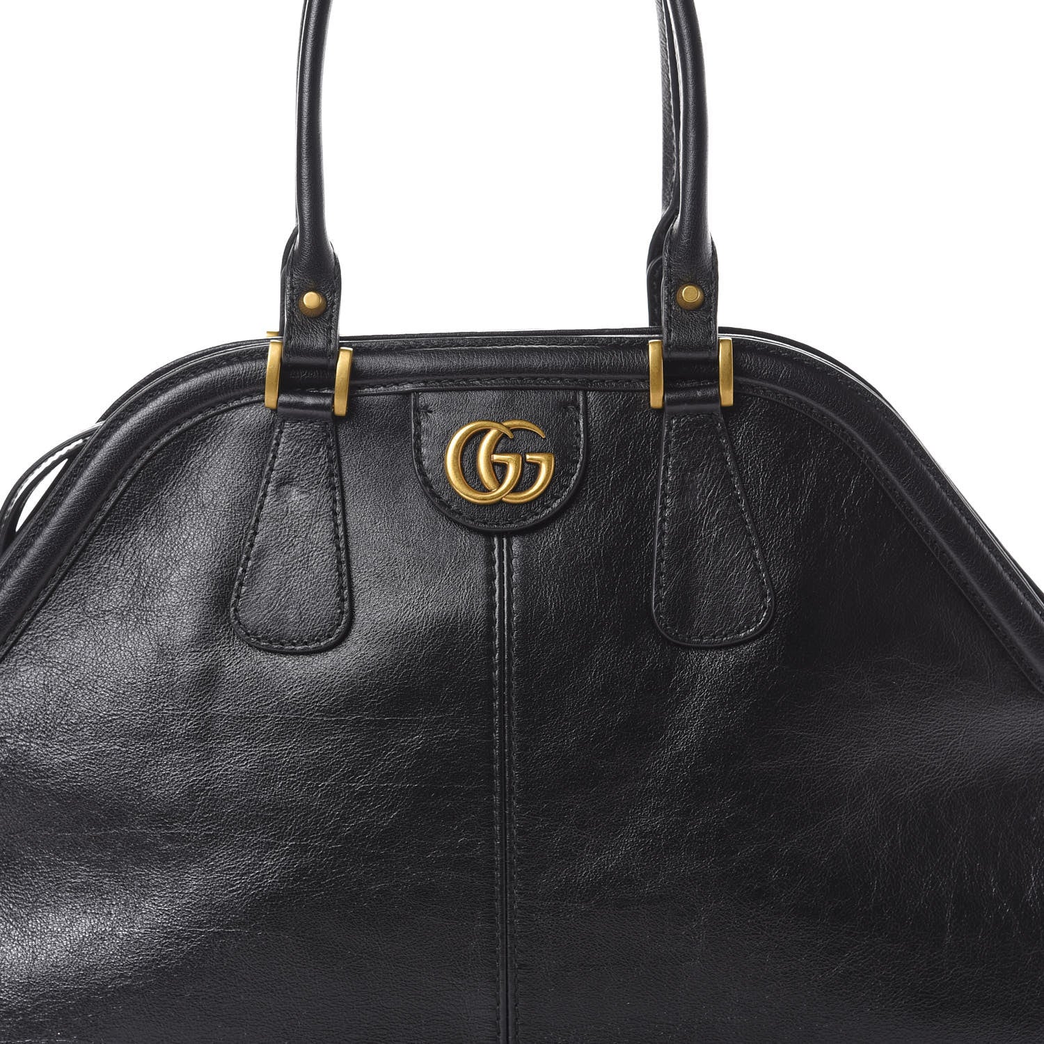 Gucci Calfskin Large Re(Belle) Top Handle Bag Black 11 of 11