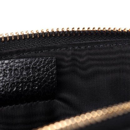 Gucci Grainy Calfskin Zumi Pouch Black 7 of 13