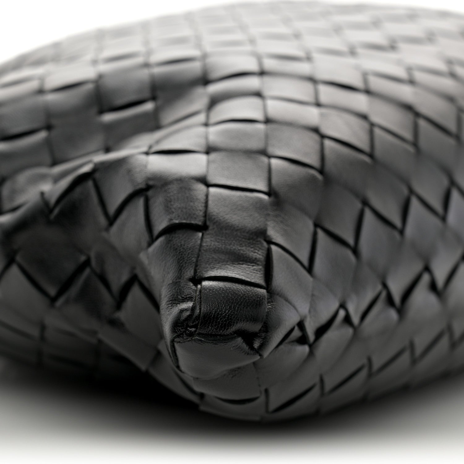 Bottega Veneta Calfskin Intrecciato Small Hop Black 9 of 11