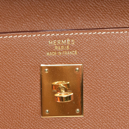 Hermes Epsom Kelly Sellier 35 Gold 19 of 33