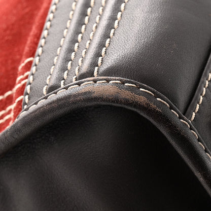 Loewe Suede Amazona 36 Burgundy 12 of 13