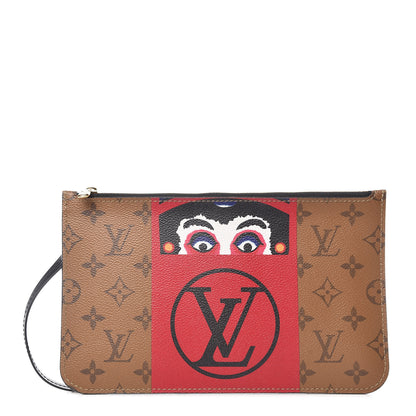 Louis Vuitton Reverse Monogram Kabuki MM GM Pochette 1 of 7