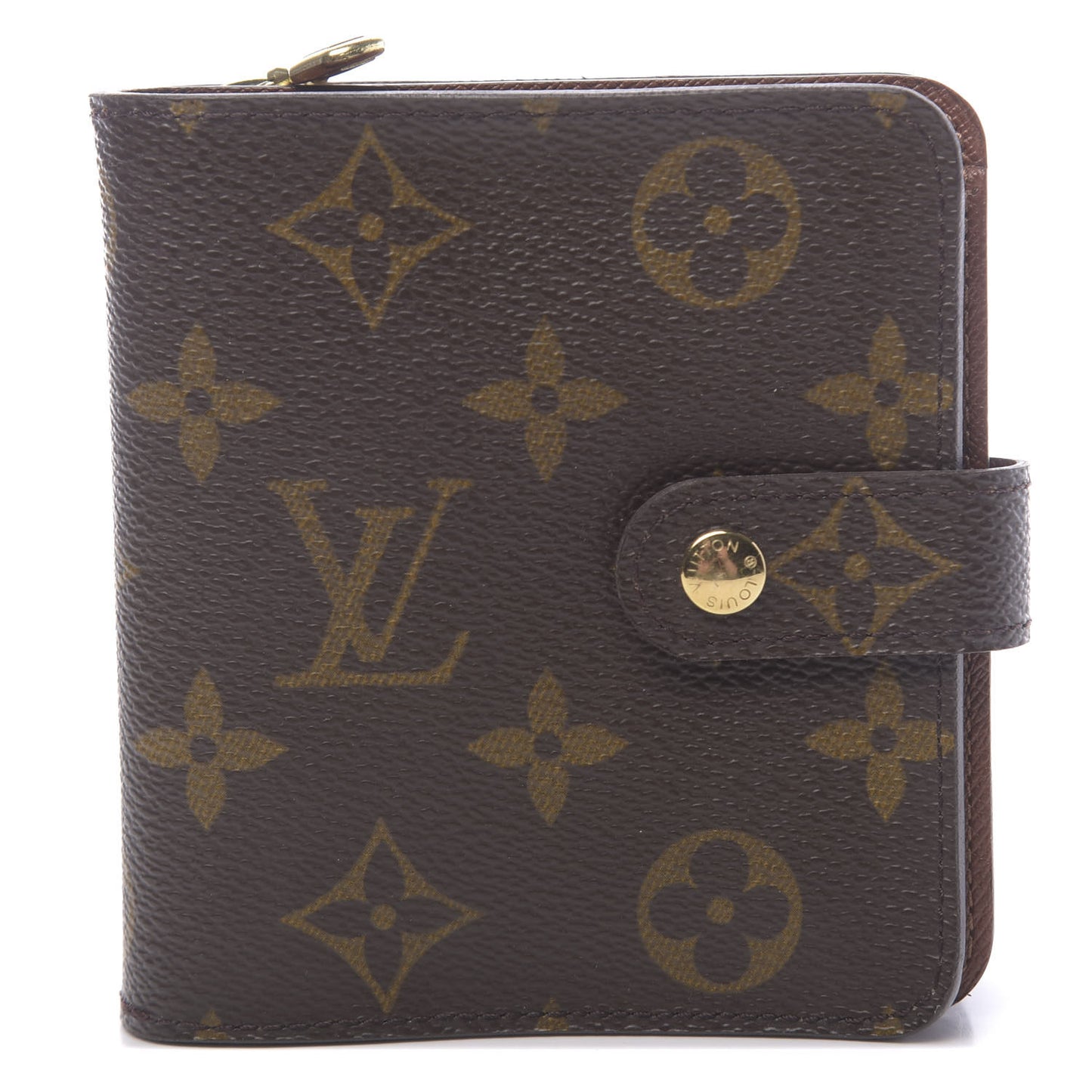 Monogram Compact Zippe Zipped Wallet