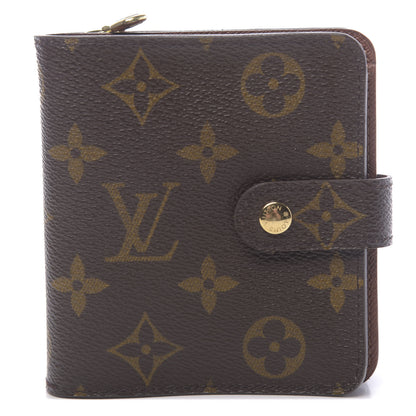 Louis Vuitton Monogram Compact Zippe Zipped Wallet 1 of 7