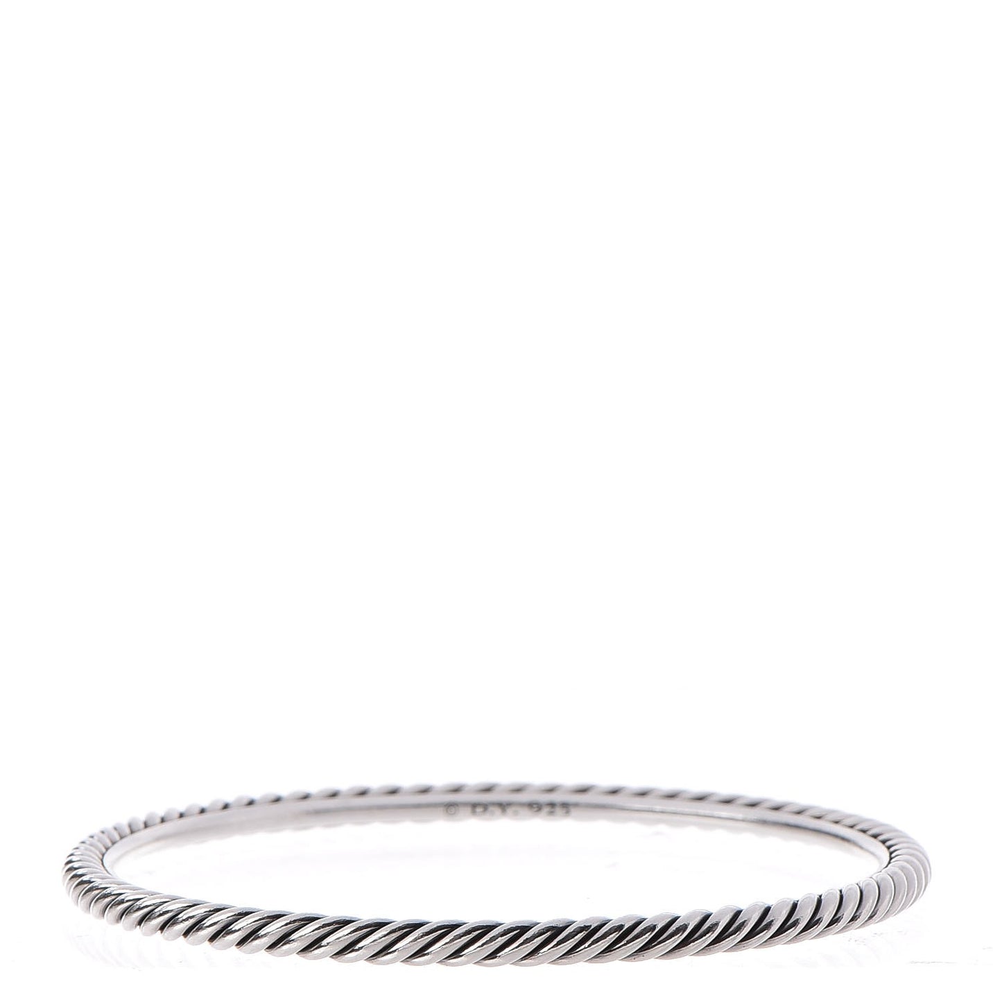 Sterling Silver 4mm Cable Classics Bangle Bracelet