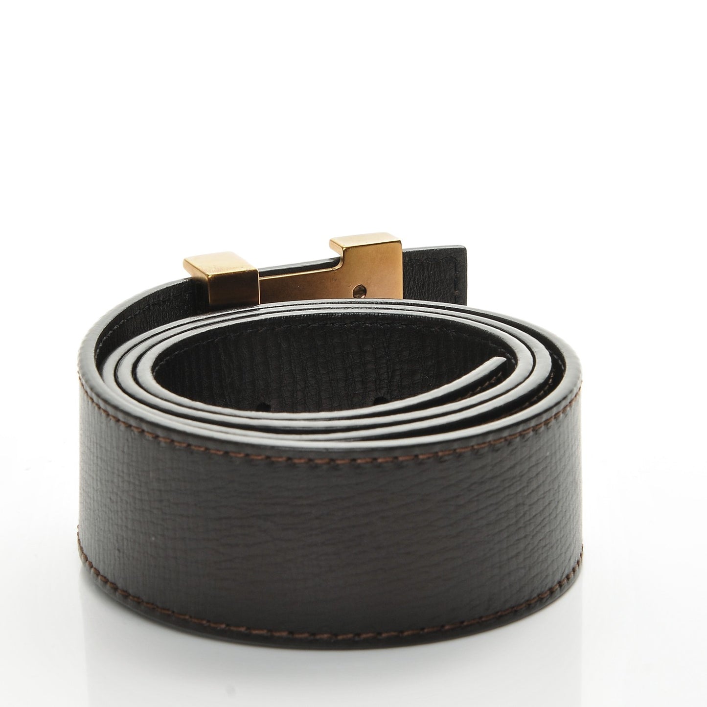 Utah LV Initiales 40mm Belt 85 34 Coffee