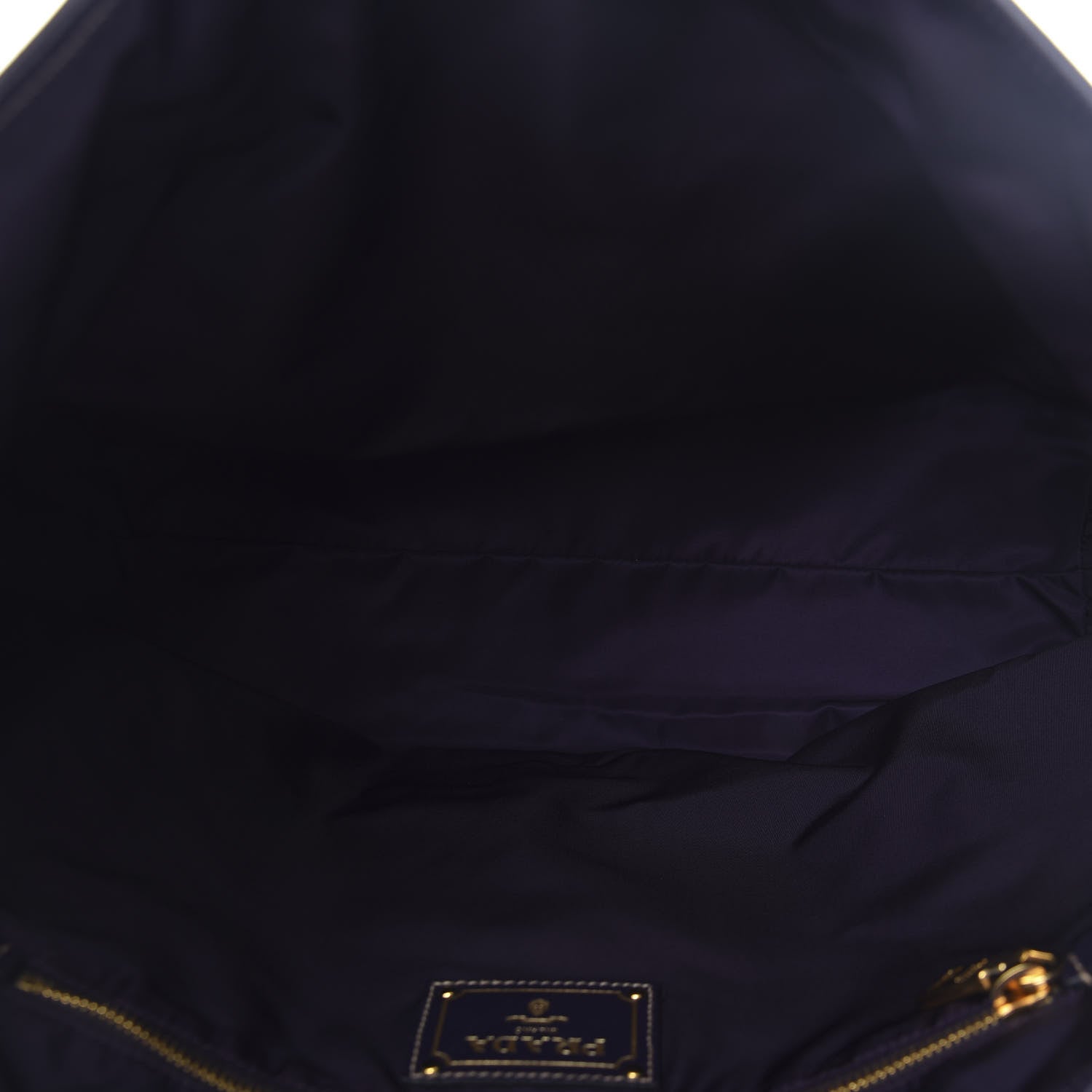 Prada Tessuto Nylon Saffiano Tote Purple 5 of 10