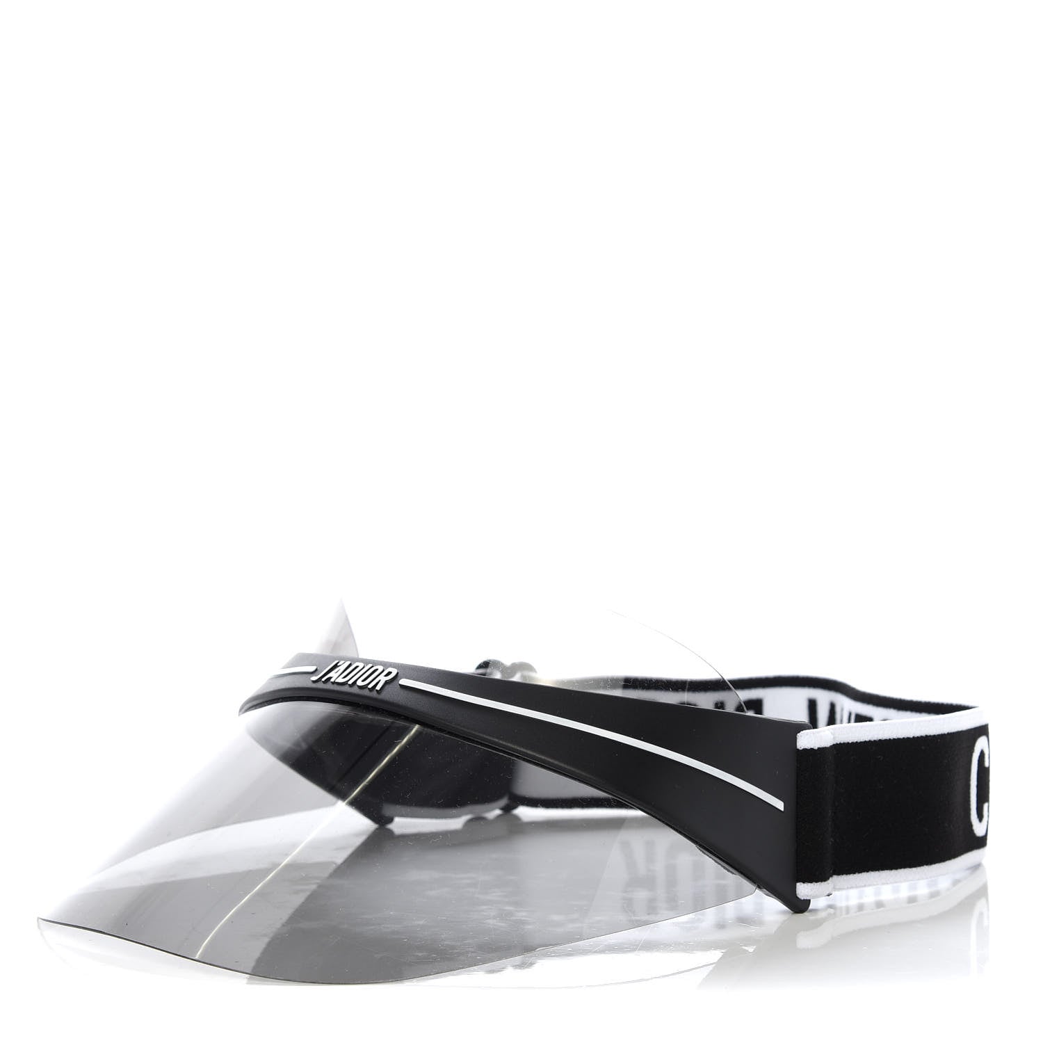 Christian Dior Mirrored DiorClub1 Sun Visor Black 1 of 9
