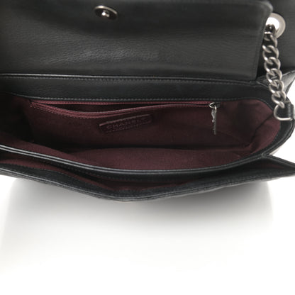 Chanel Goatskin Quilted Large Perfect Edge Flap Black 5 of 14
