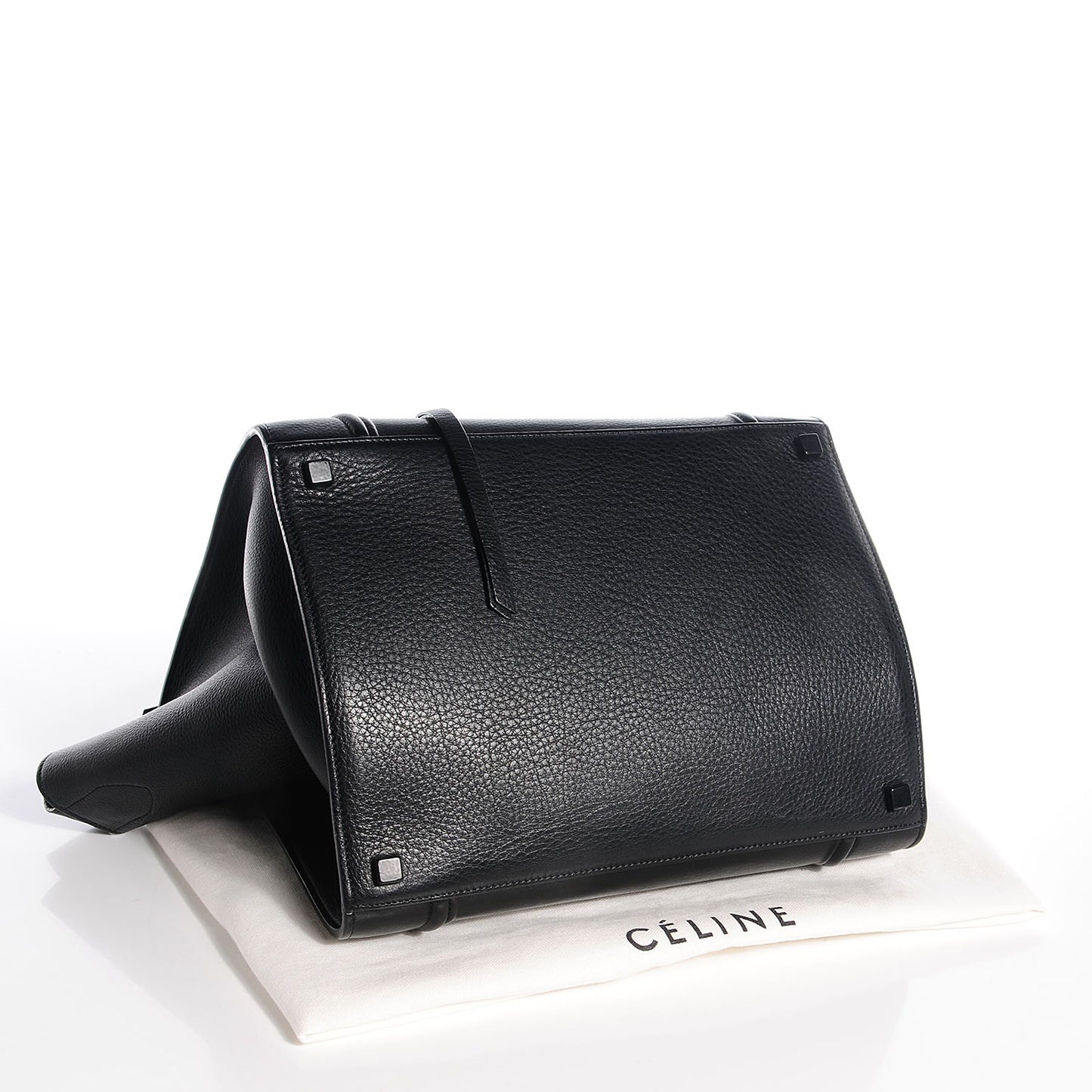 Calfskin Medium Phantom Luggage Black