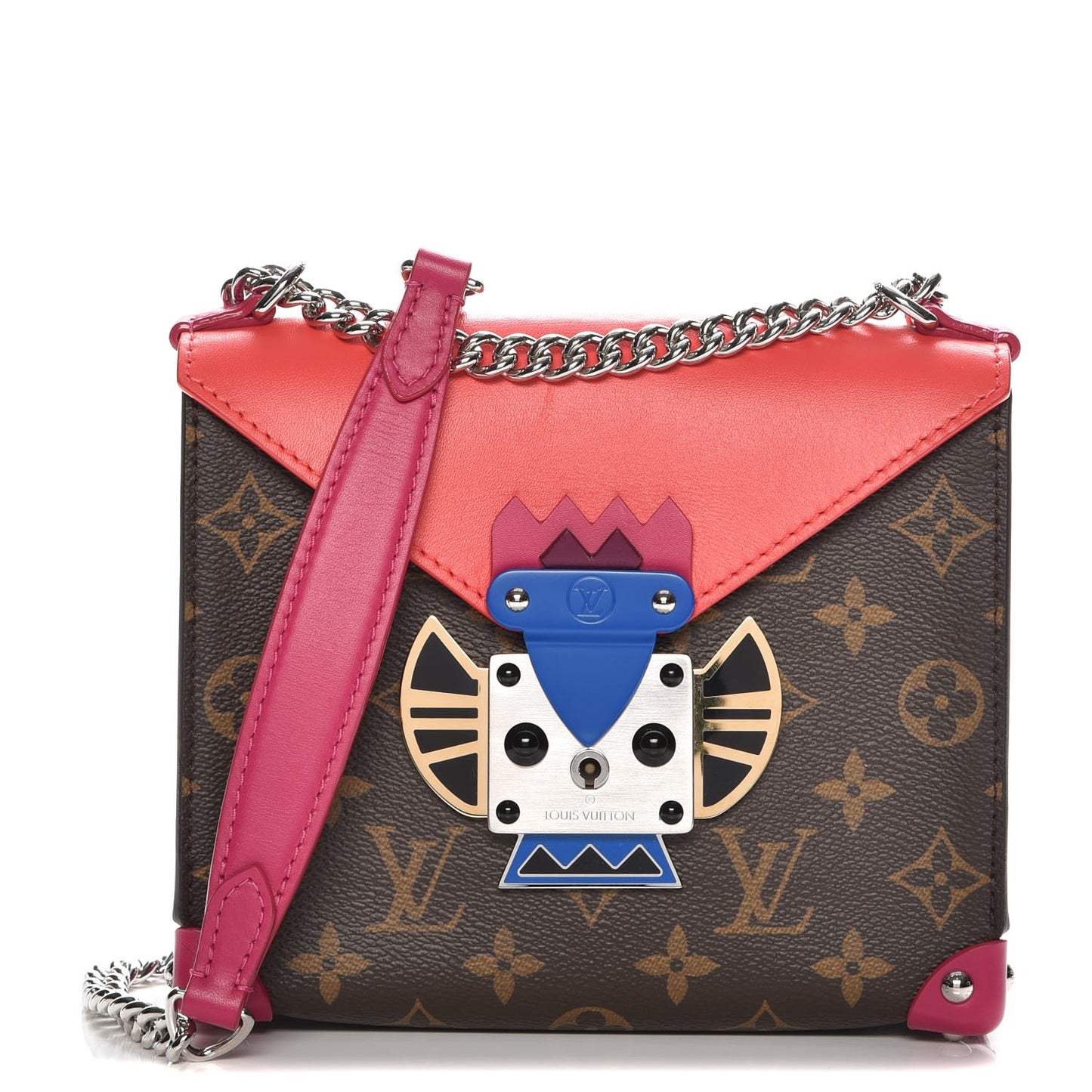 Monogram Pochette Mask PM Corail