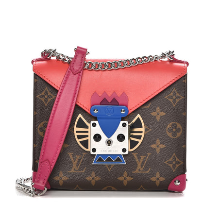 Louis Vuitton Monogram Pochette Mask PM Corail 1 of 7