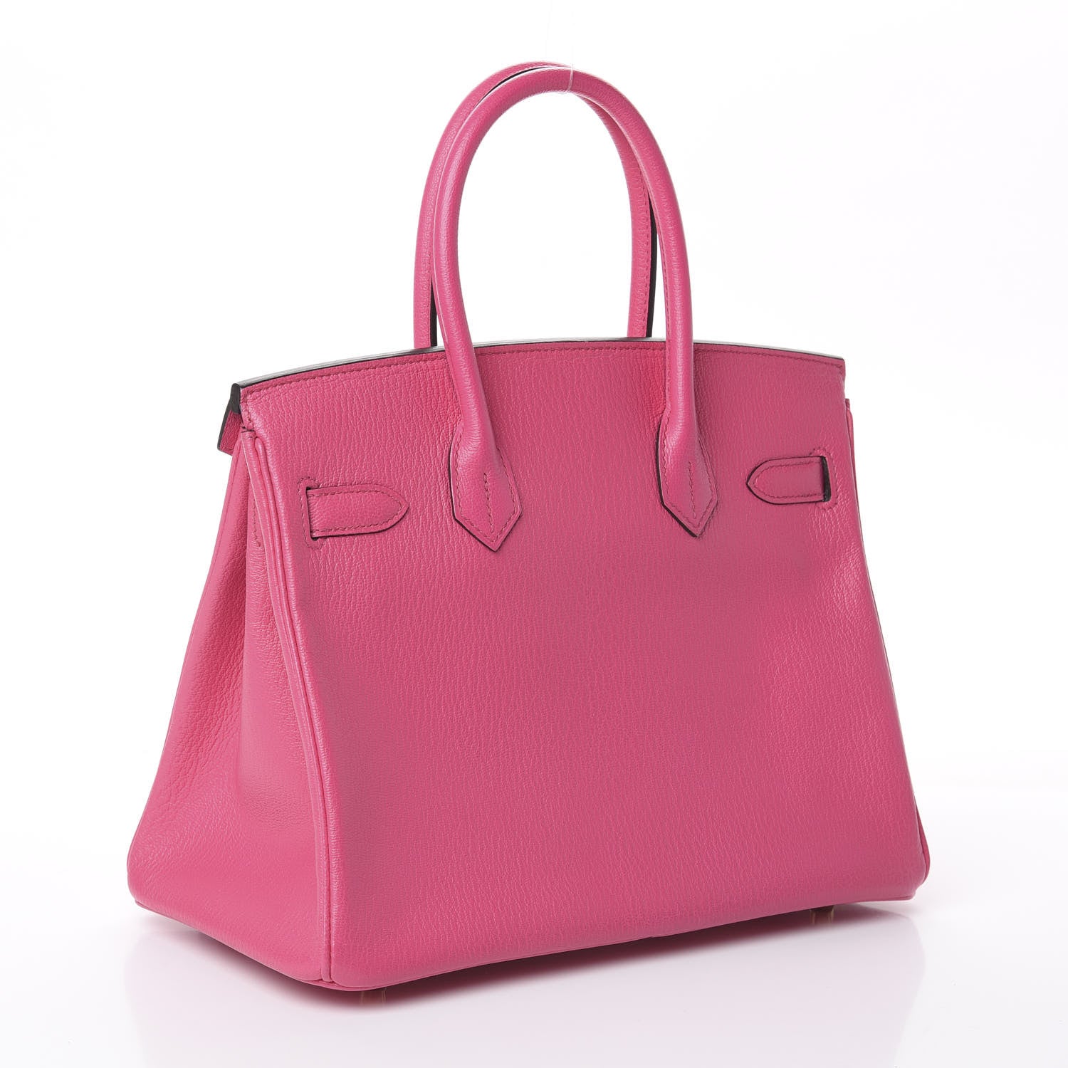 Hermes Chevre Mysore Horseshoe Birkin 30 Rose Tyrien Ultraviolet 2 of 35